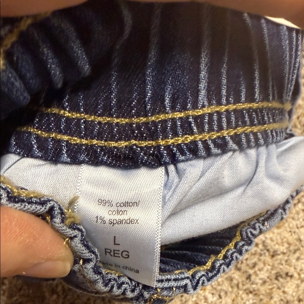 Maurices Dark Blue Flare & Wide Leg Jeans - Picture 4 of 5